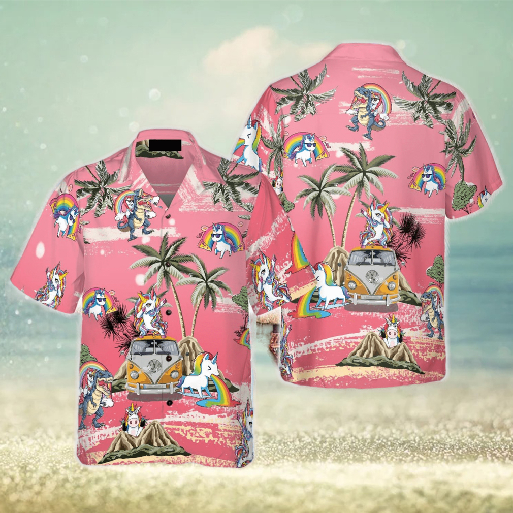 Baby Unicorn Summer Time V2 Unicorn 3D Hawaiian Shirt - Limotees