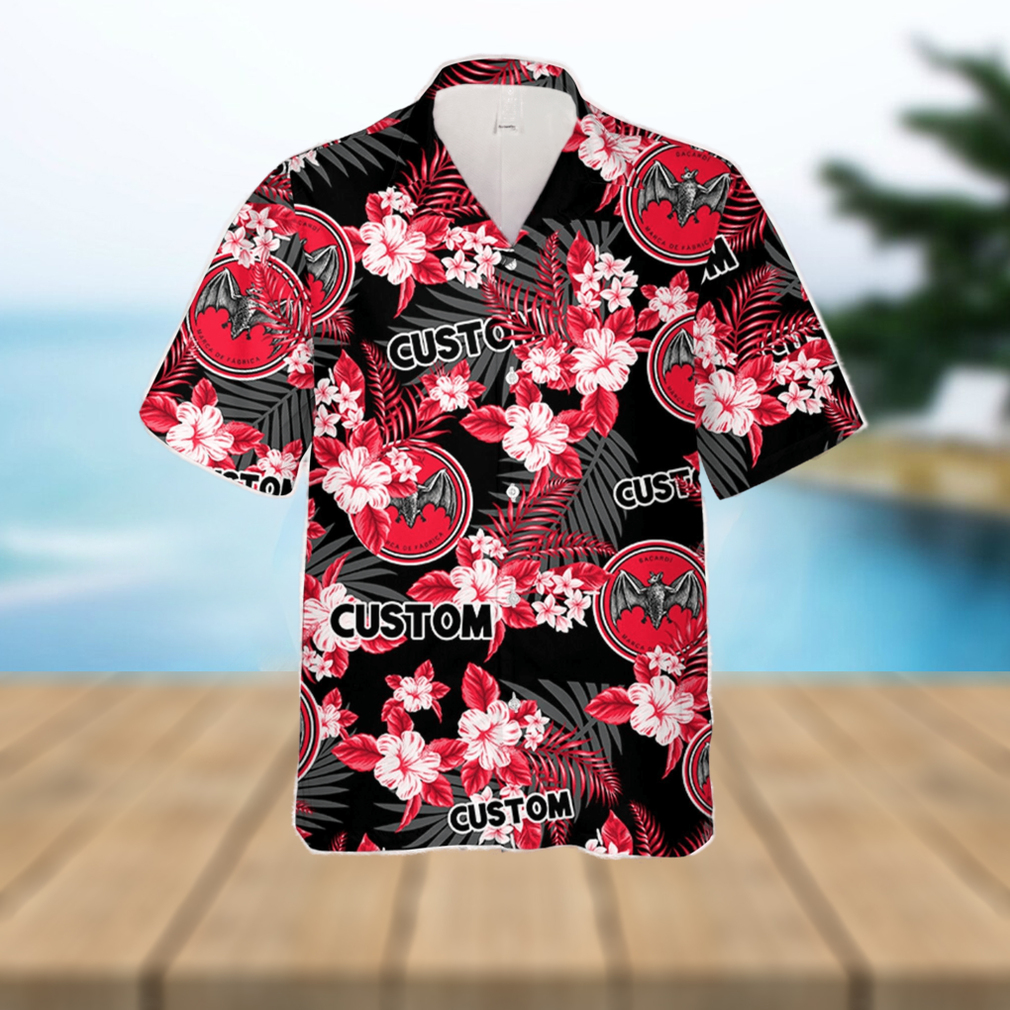 Bacardi Hawaiian Shirt Flowers Pattern Personalized Gift Men And Women - Limotees