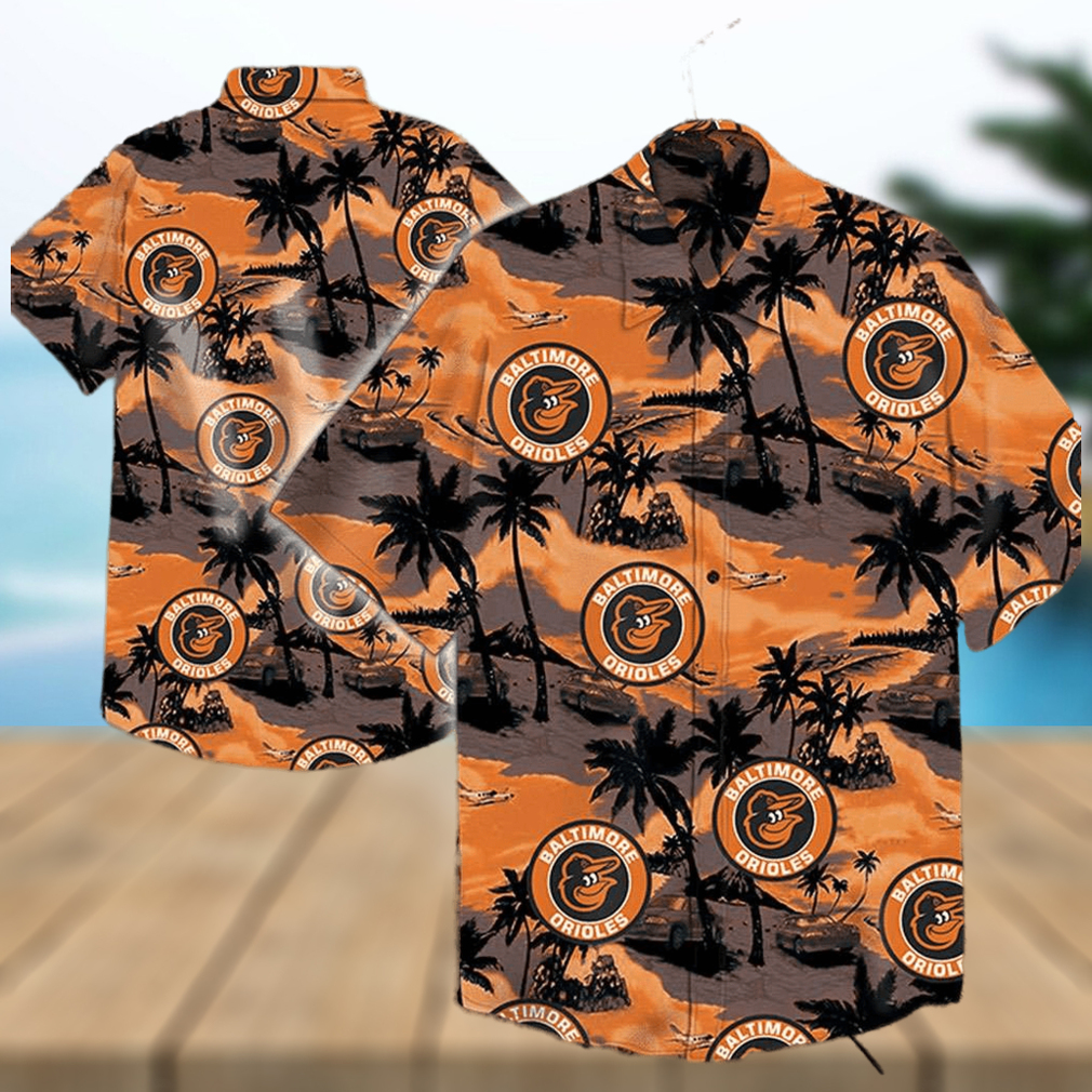 Baltimore Orioles And Landscape Hawaiian Shirt – Orioles Hawaiian Shirt - Limotees