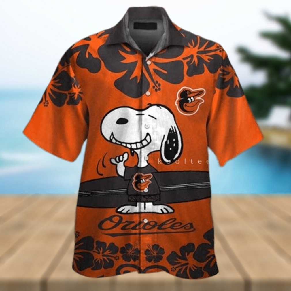 Baltimore Orioles Baseball Snoopy Hawaiian Shirt – Orioles Hawaiian Shirt - Limotees