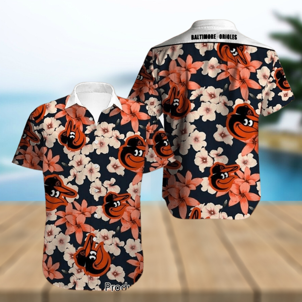 Baltimore Orioles Hawaiian Shirt Flower Summer – Orioles Hawaiian Shirt - Limotees