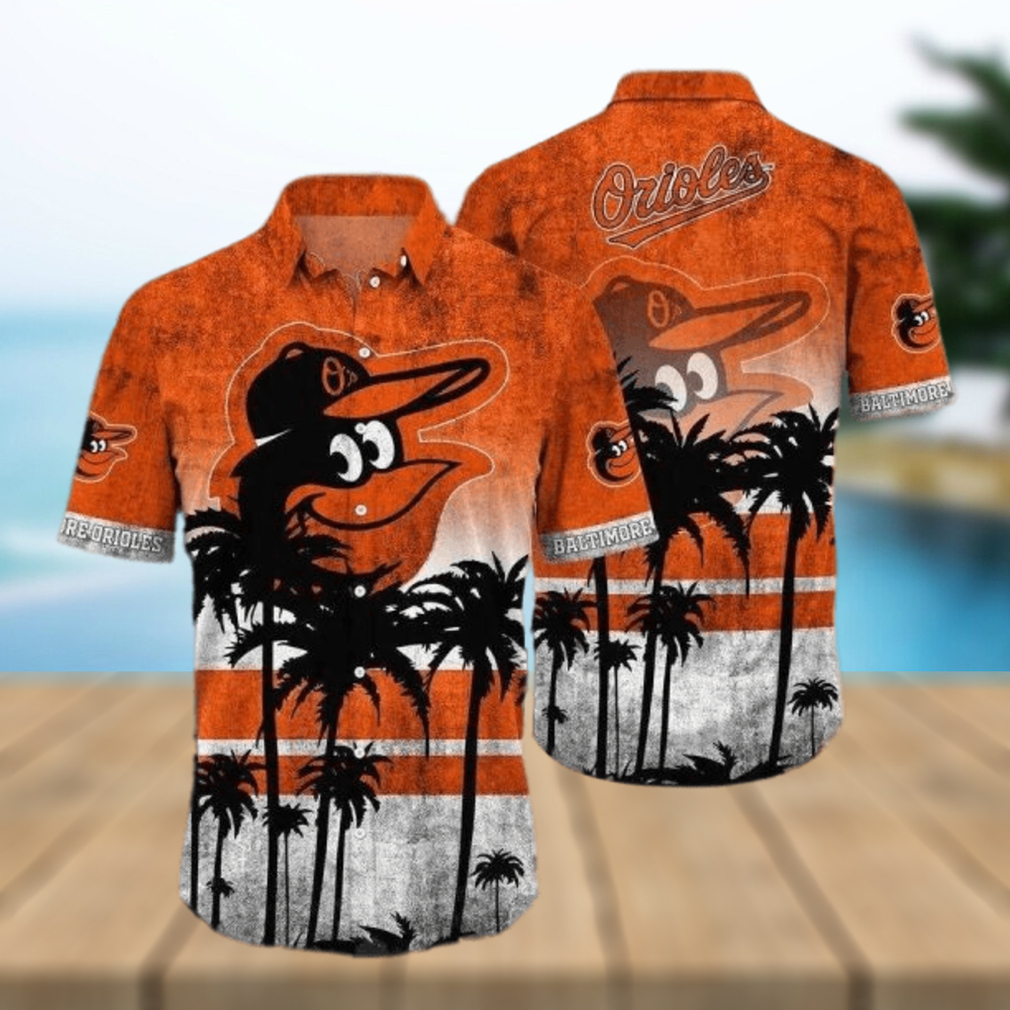 Baltimore Orioles Hawaiian Shirt Vintage Tropical - Limotees