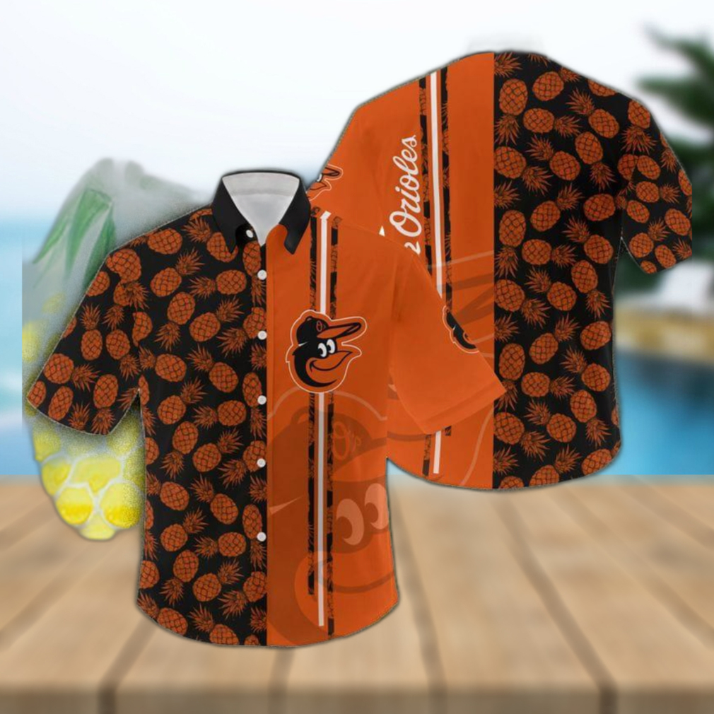 Baltimore Orioles Pineapple MLB Hawaiian Shirt For Men And Women Gift For Fans - Limotees