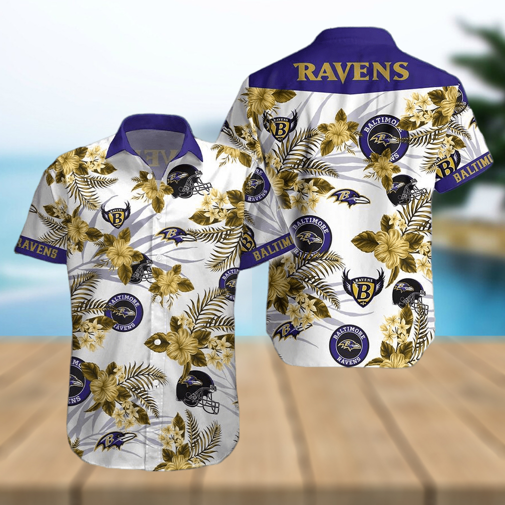 Baltimore Ravens NFL Beach Hawaiian Shirt Men And Women For Fans Gift - Limotees