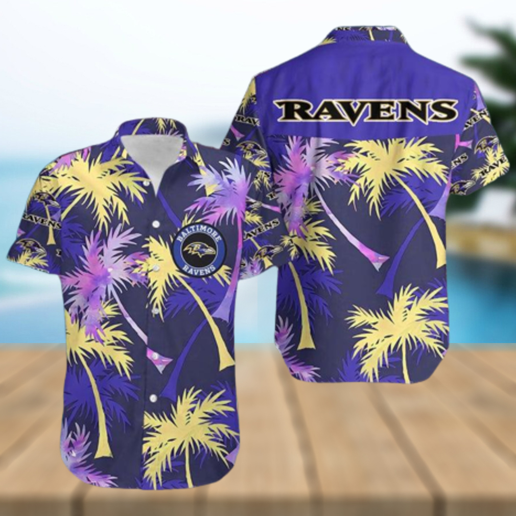 Baltimore Ravens Nfl 3D Hawaiian Shirt 04 Men And Women For Fans - Limotees