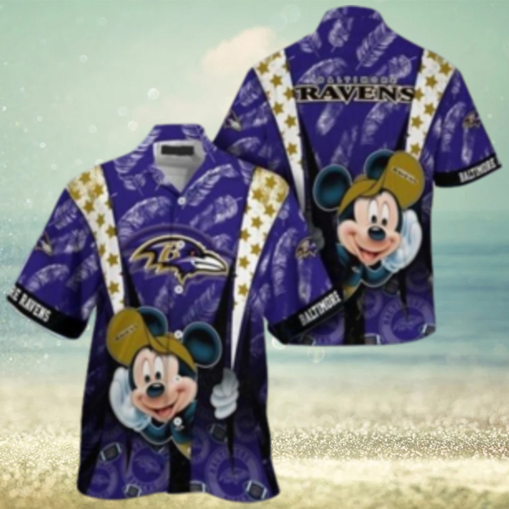 Baltimore Ravens nfl mickey mouse Hawaiian Shirt custom for fan - Limotees