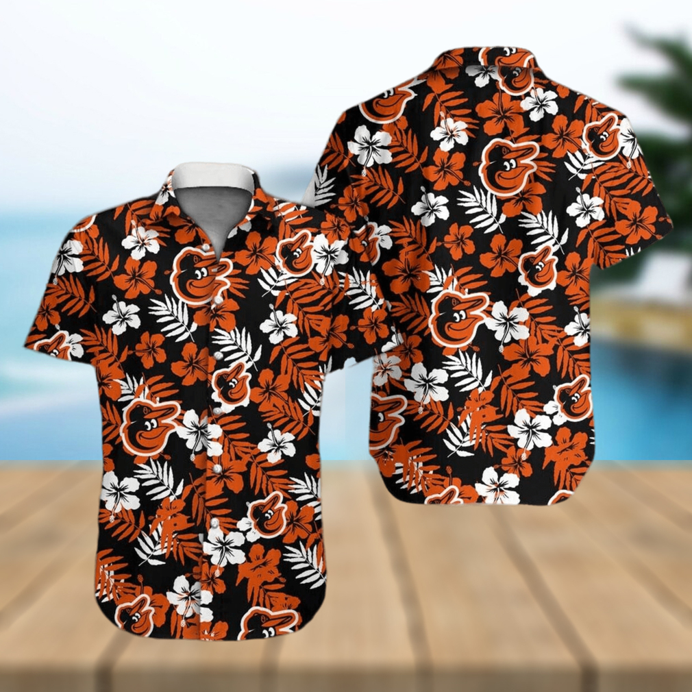 Baseball Baltimore Orioles Floral Tropicial Hawaiian Shirt – Orioles Hawaiian Shirt - Limotees