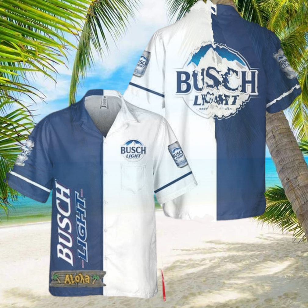 Basic Printed Busch Light Hawaii Shirt For Men And Women Gift Hawaiian Beer - Limotees