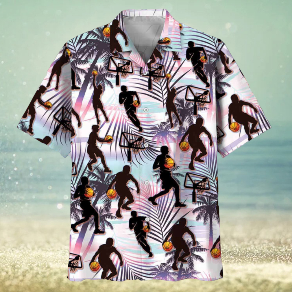 Basketball Players Tropical Hawaiian Shirt - Limotees