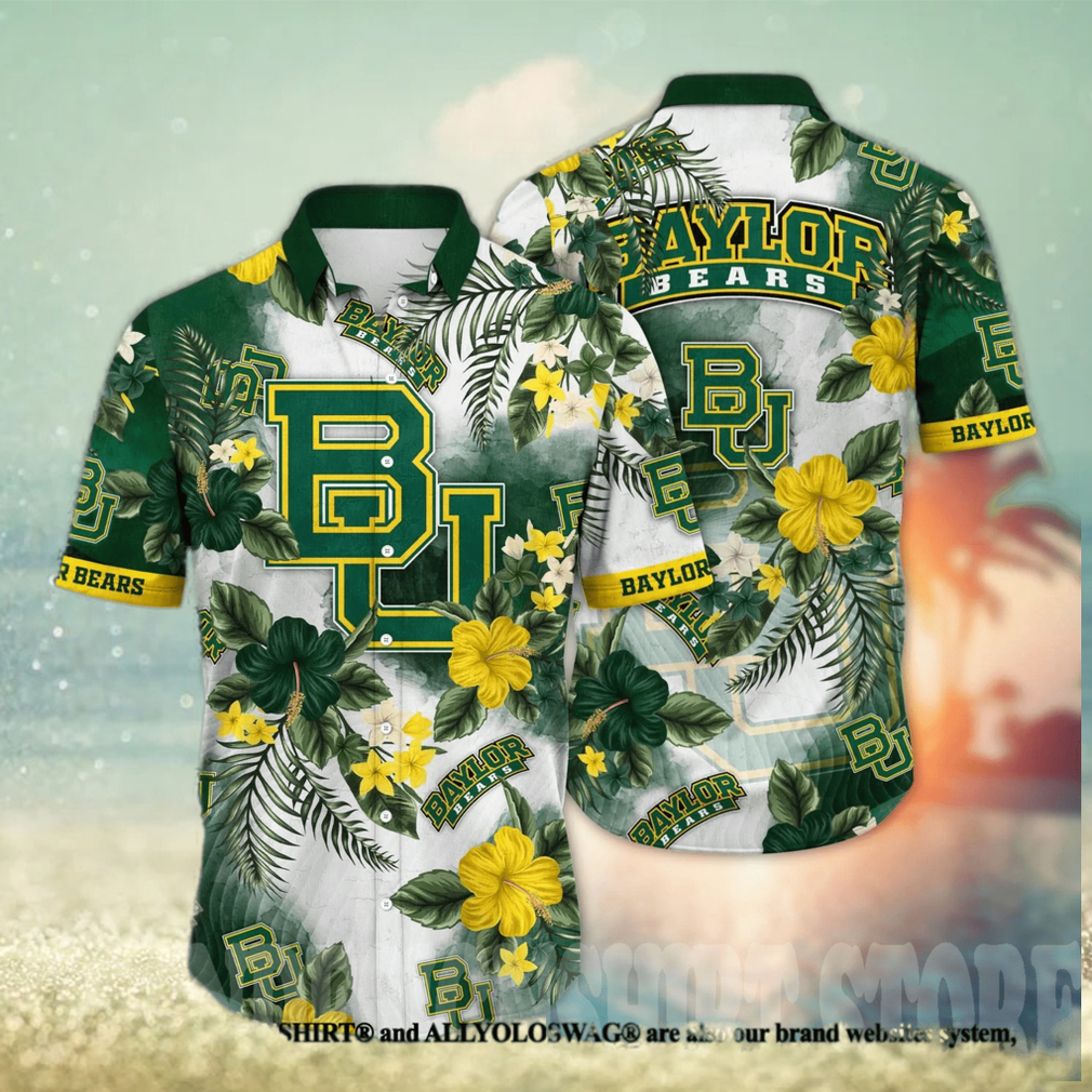 Baylor Bears NCAA Floral Classic Hawaiian Shirt - Limotees