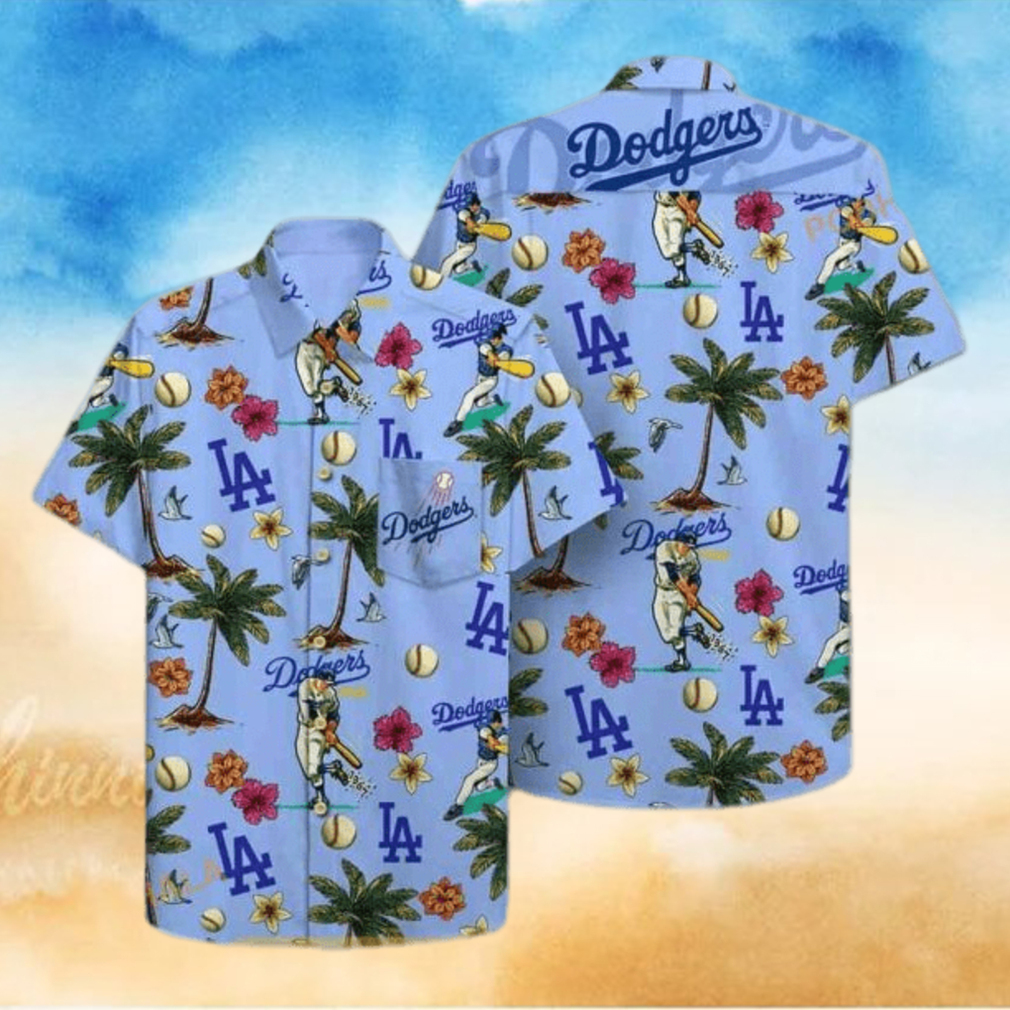 Beach Aloha MLB Los Angeles Dodgers Funny Hawaiian Shirt - Limotees