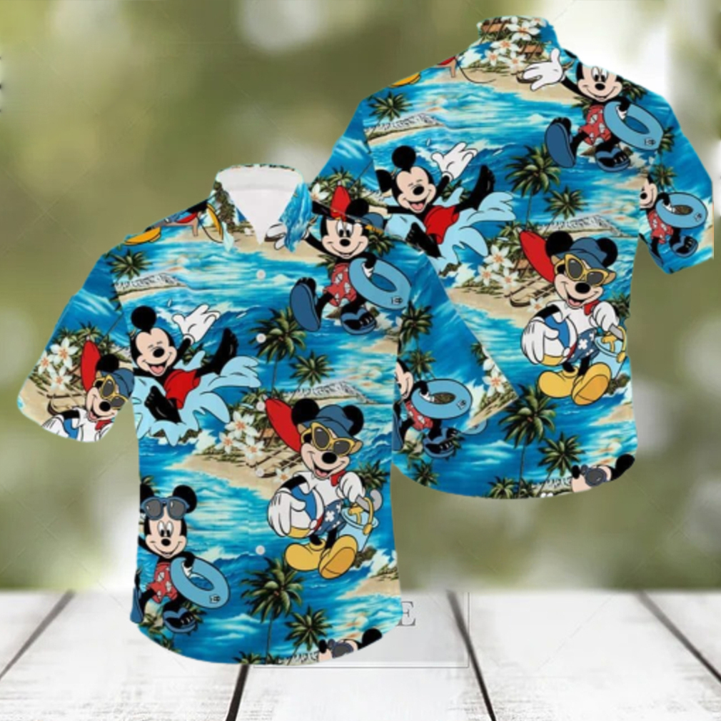 Beach Aloha Mickey Mouse Hawaiian Shirt Summer Gift For Friend - Limotees