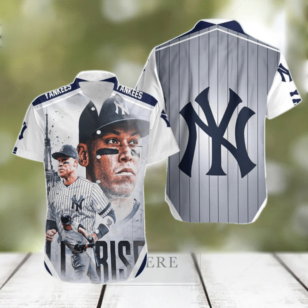 Beach Shirt 99 New York Yankees Aaron Judge All Rise Hawaiian Shirt For Men Women - Limotees