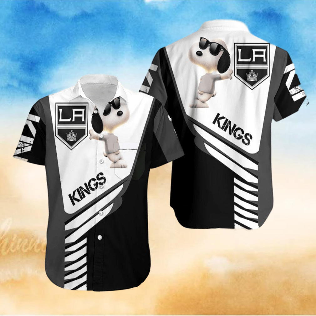 Beach Shirt Los Angeles Kings Snoopy For Fans 3D Hawaiian Shirt - Limotees