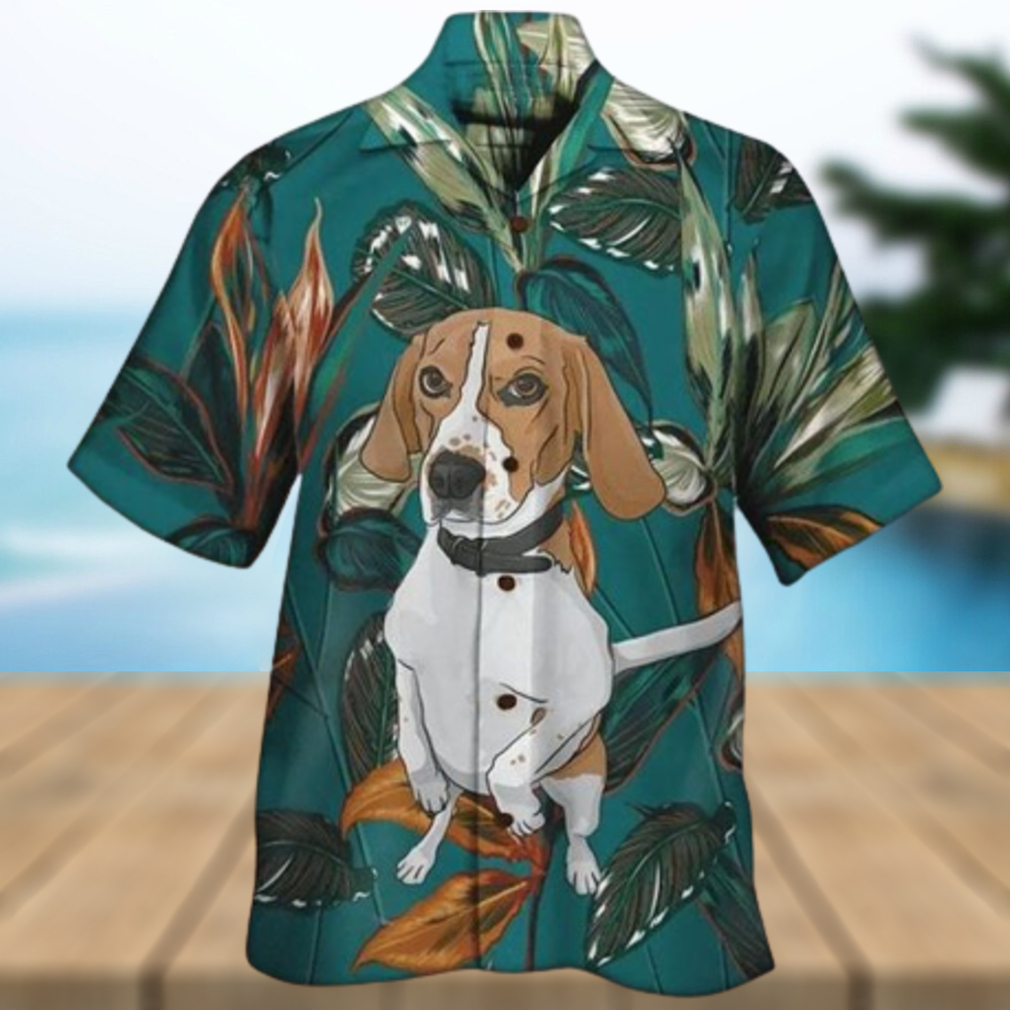 Beagle Hawaiian Shirt Beagle And Plant Hawaiian Shirt - Limotees