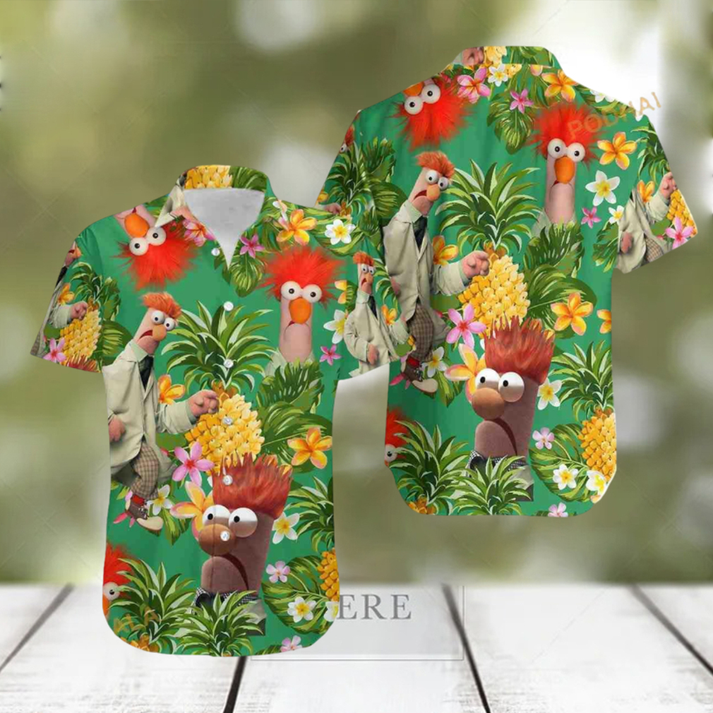 Beaker Muppet Tropical Pineapple Hawaiian Shirt - Limotees