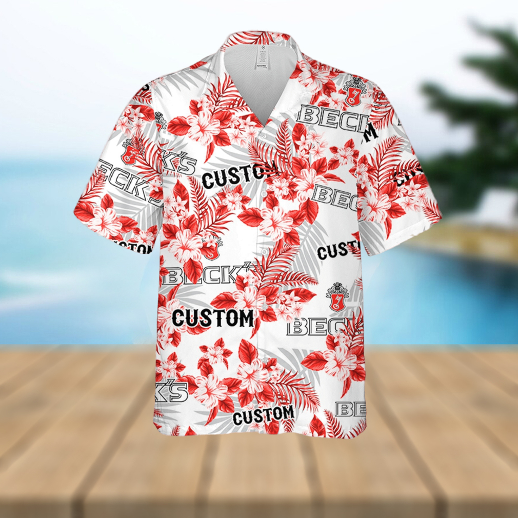 Beck’s Beer Hawaiian Shirt Flowers Pattern Personalized Gift Men And Women - Limotees