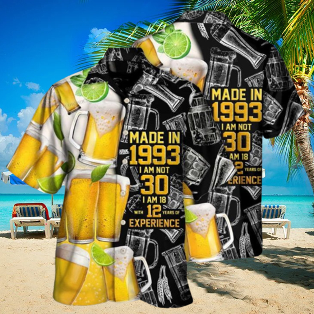 Beer Drinking Beer So Cool Made In 1993 Hawaiian Shirt - Limotees