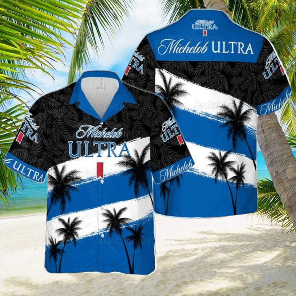 Beer Michelob Ultra Hawaiian Shirt Coconut Tree Practical Beach Gift - Limotees