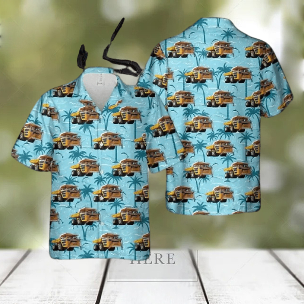 Belaz 75710 Mining Dump Truck Hawaiian Shirt - Limotees