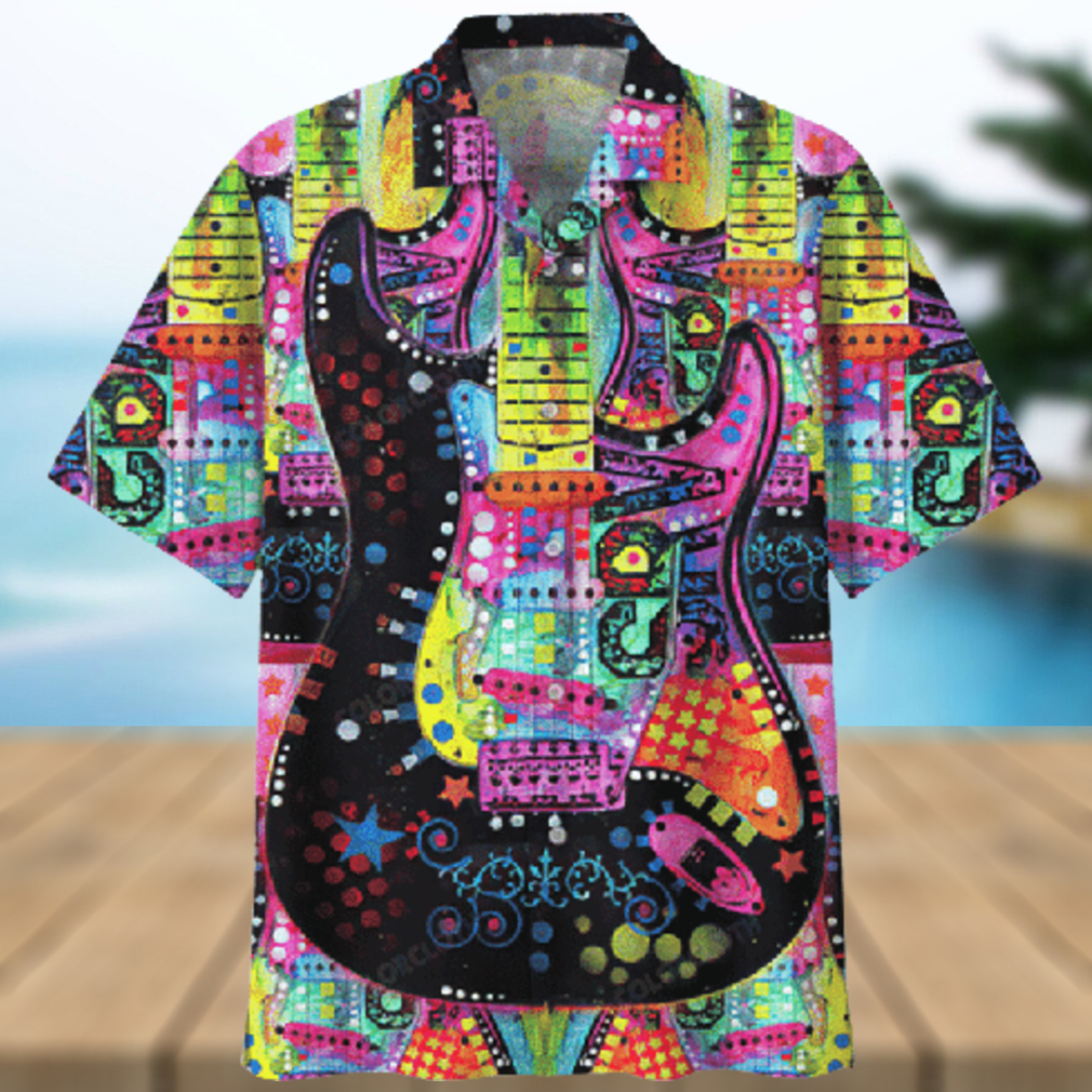 Best Guitar Hawaiian Shirt - Limotees