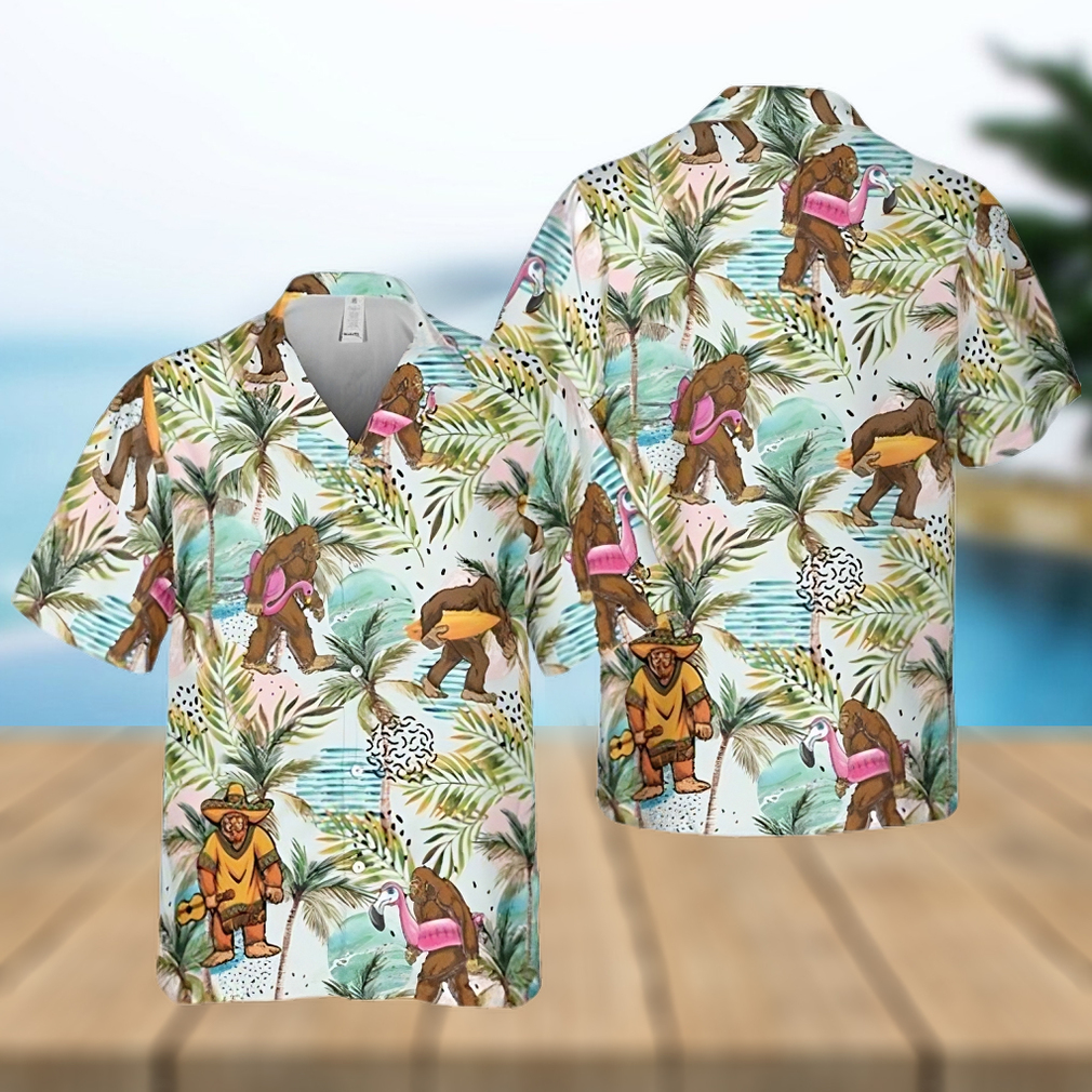 Bigfoot Hawaii Shirt Hawaiian Summer Party - Limotees