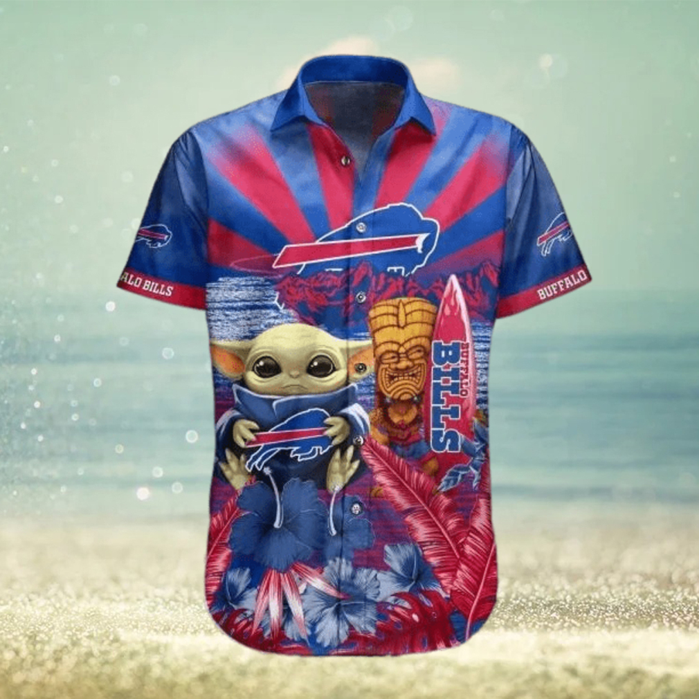 Bills Nfl Baby Yoda Star Wars Hawaiian Shirt - Limotees