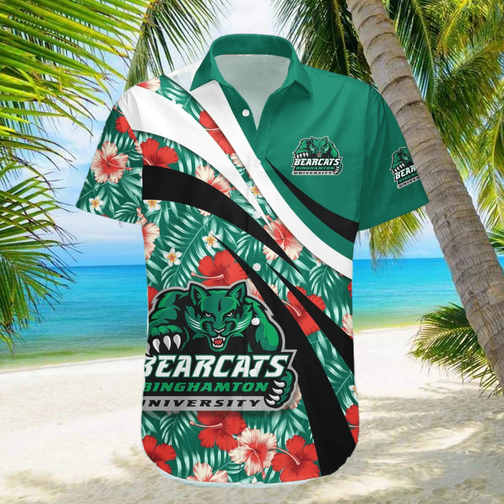 Binghamton Bearcats 3D Hawaiian Shirt - Limotees