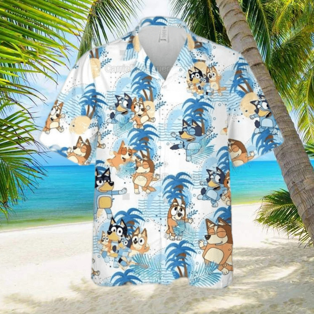 Bluey Hawaiian Shirt For Summer Vacation - Limotees