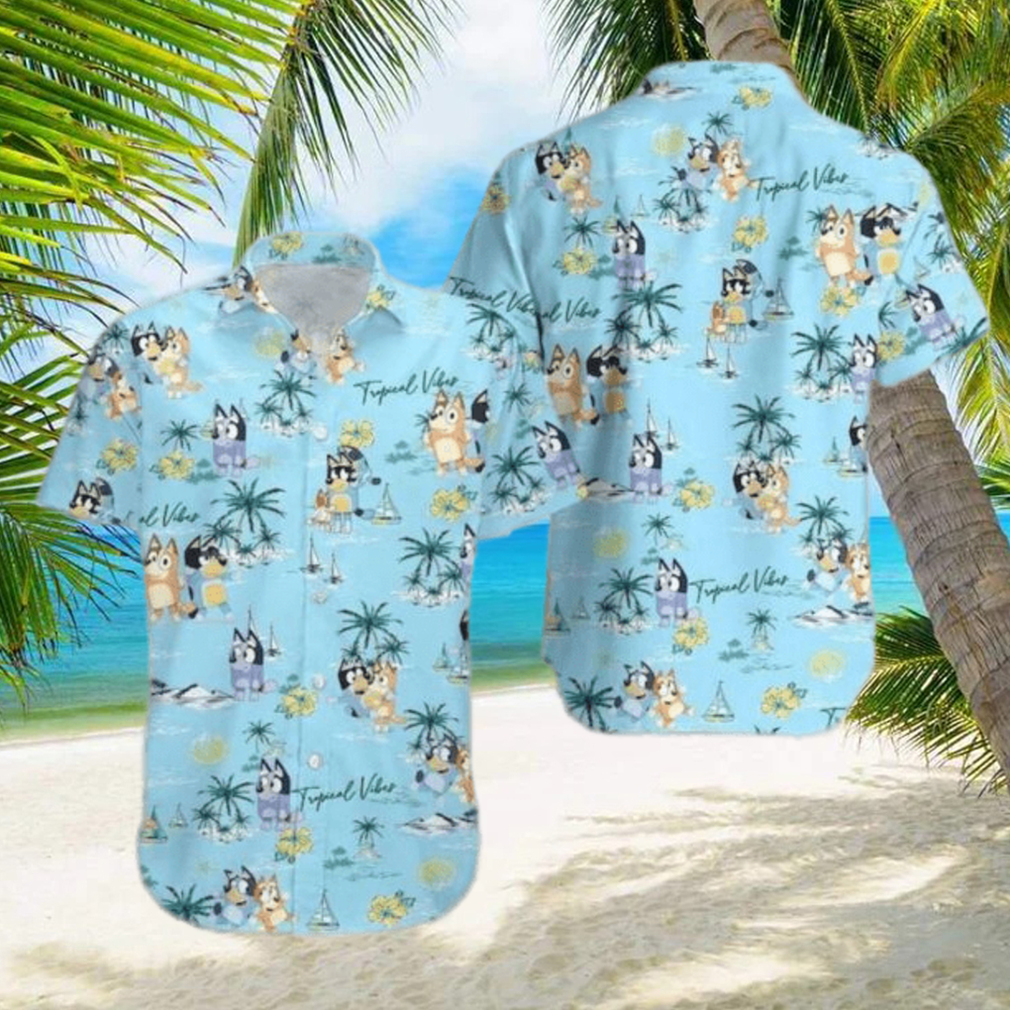 Bluey N Bingo Summer Beach Hawaiian Shirt - Limotees