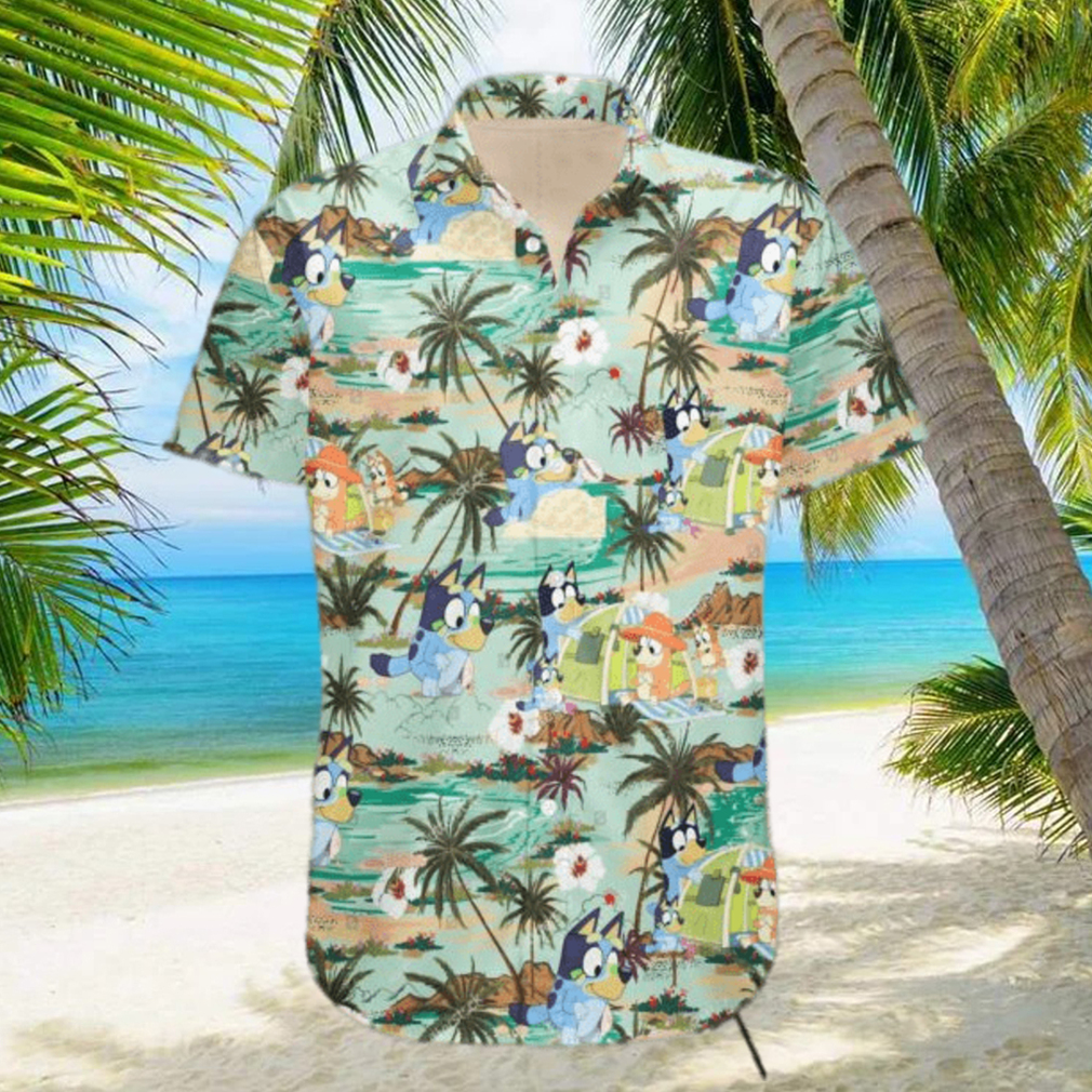 Bluey’s Family Goes To The Beach Hawaiian Shirt - Limotees