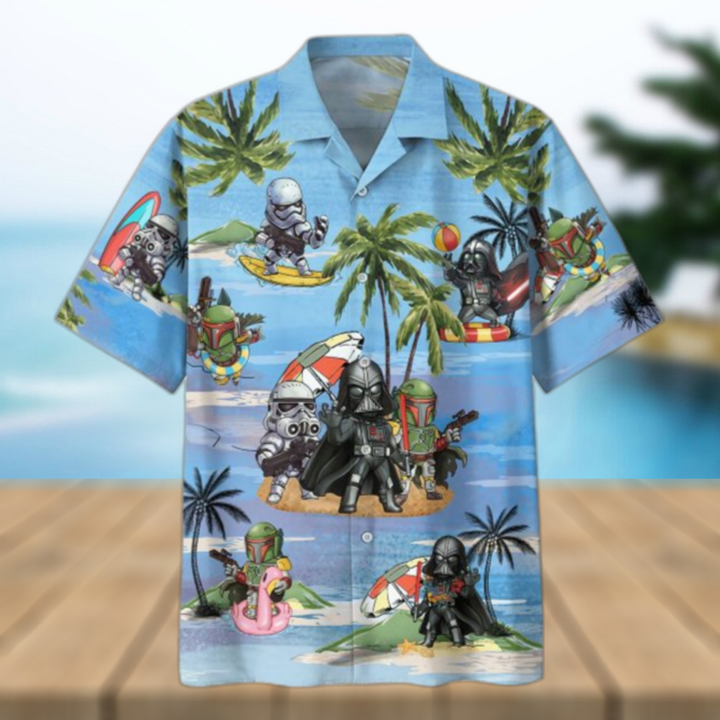 Boba Fett Cartoon Summertime Hawaiian Shirt - Limotees