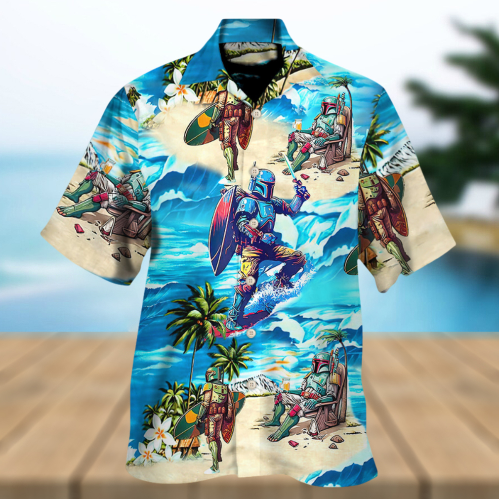 Boba Fett Star Wars Surfing – Hawaiian Shirt For Men, Women, Kids - Limotees