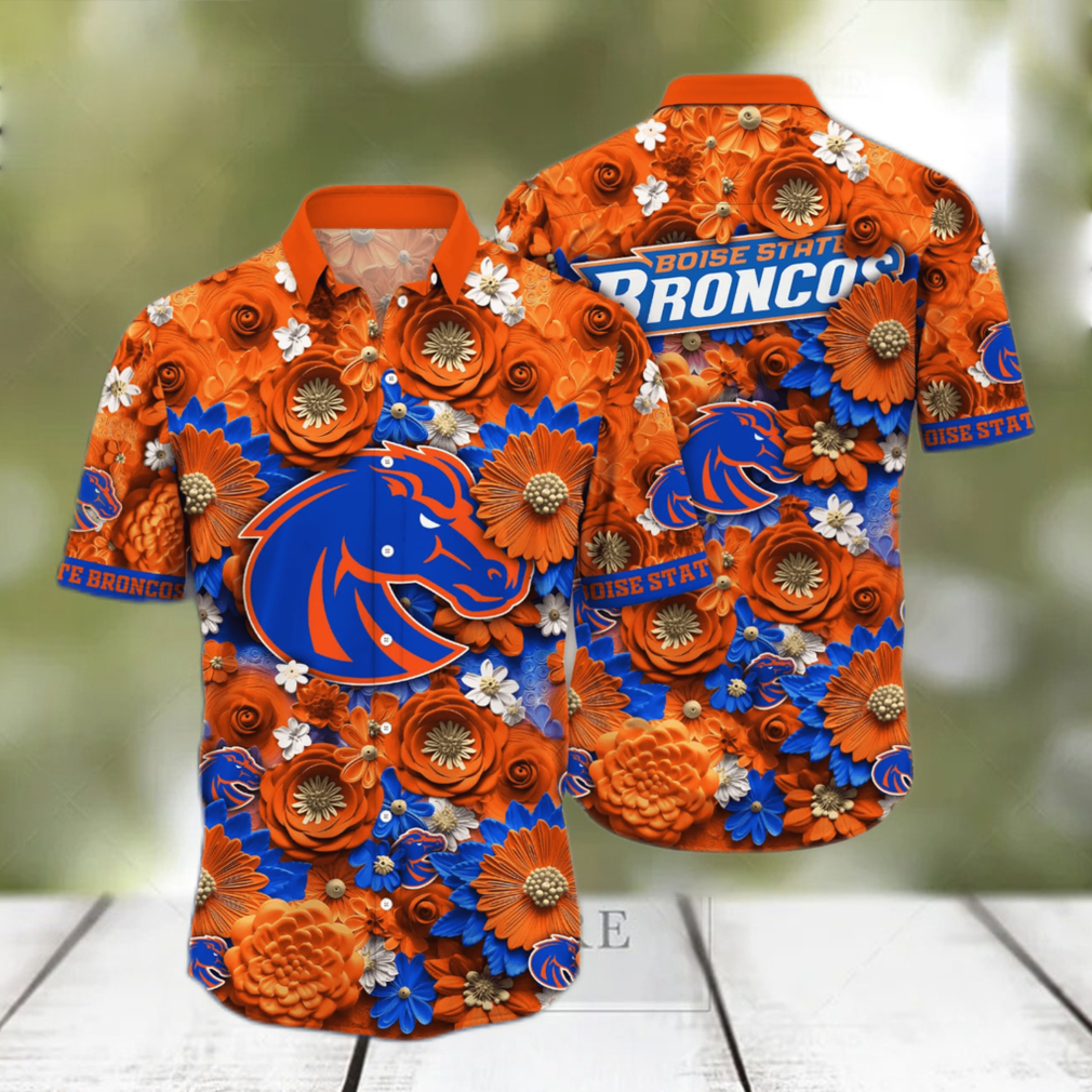 Boise State Broncos NCAA Hawaiian Shirt Trending For This Summer Customize Shirt Any Team - Limotees