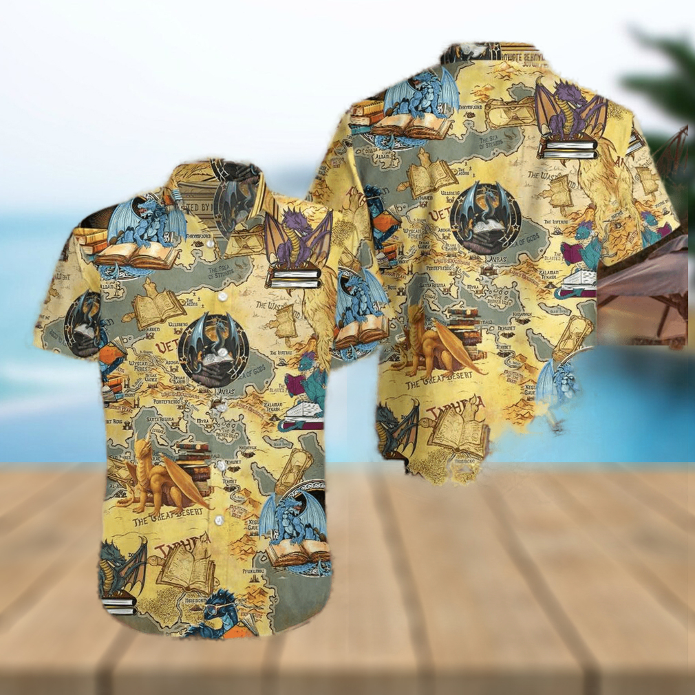 Books Dragon Hawaiian Shirt - Limotees