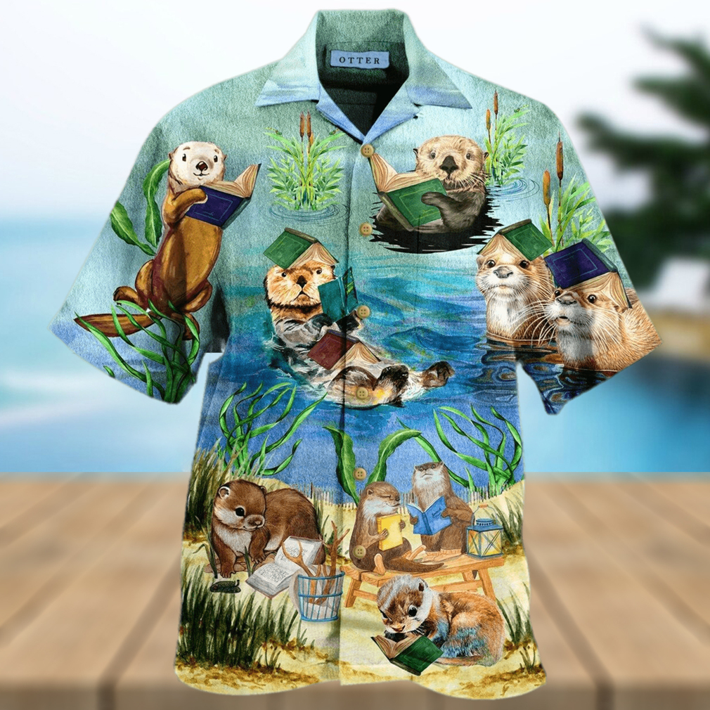 Books Make Otter Day Hawaiian Shirt - Limotees