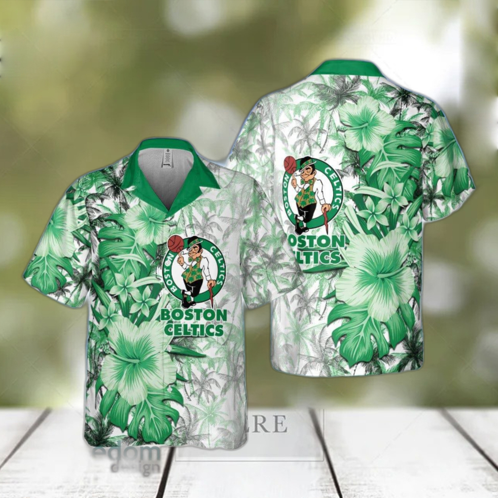 Boston Celtics Exotic Hawaiian Shirt For Men And Women Gift Floral Aloha Beach - Limotees