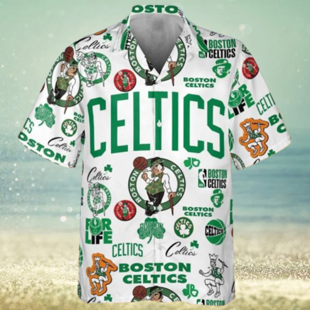 Boston Celtics National Basketball Association 2023 Aop Hawaiian Shirt For Men And Women - Limotees