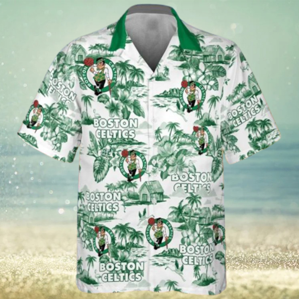 Boston Celtics National Basketball Association 2023 Aop Hawaiian Shirt Man - Limotees