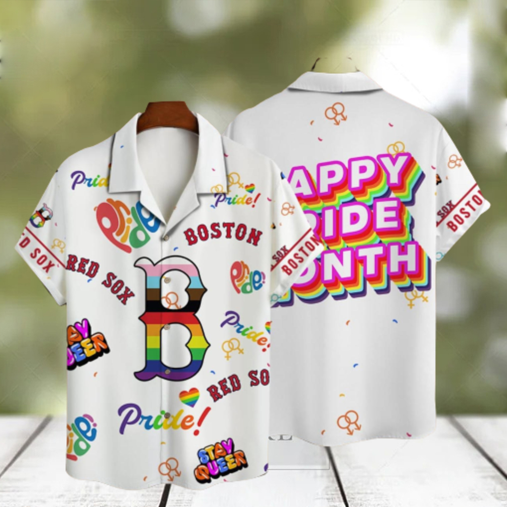 Boston Red Sox MLB Happy Pride Month Hawaiian Shirt New Trend For Fans - Limotees