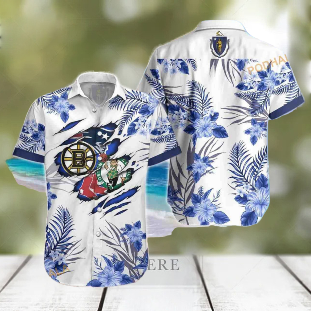 Boston celtics fuuny hawaiian shirt for summer loves - Limotees