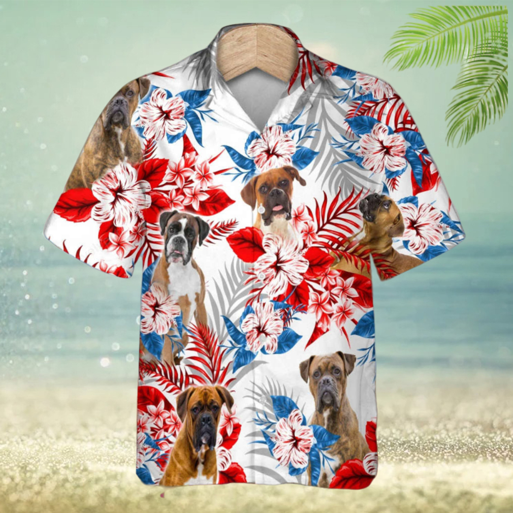 Boxer Hawaiian Shirt, Dog Summer Aloha Shirt - Limotees