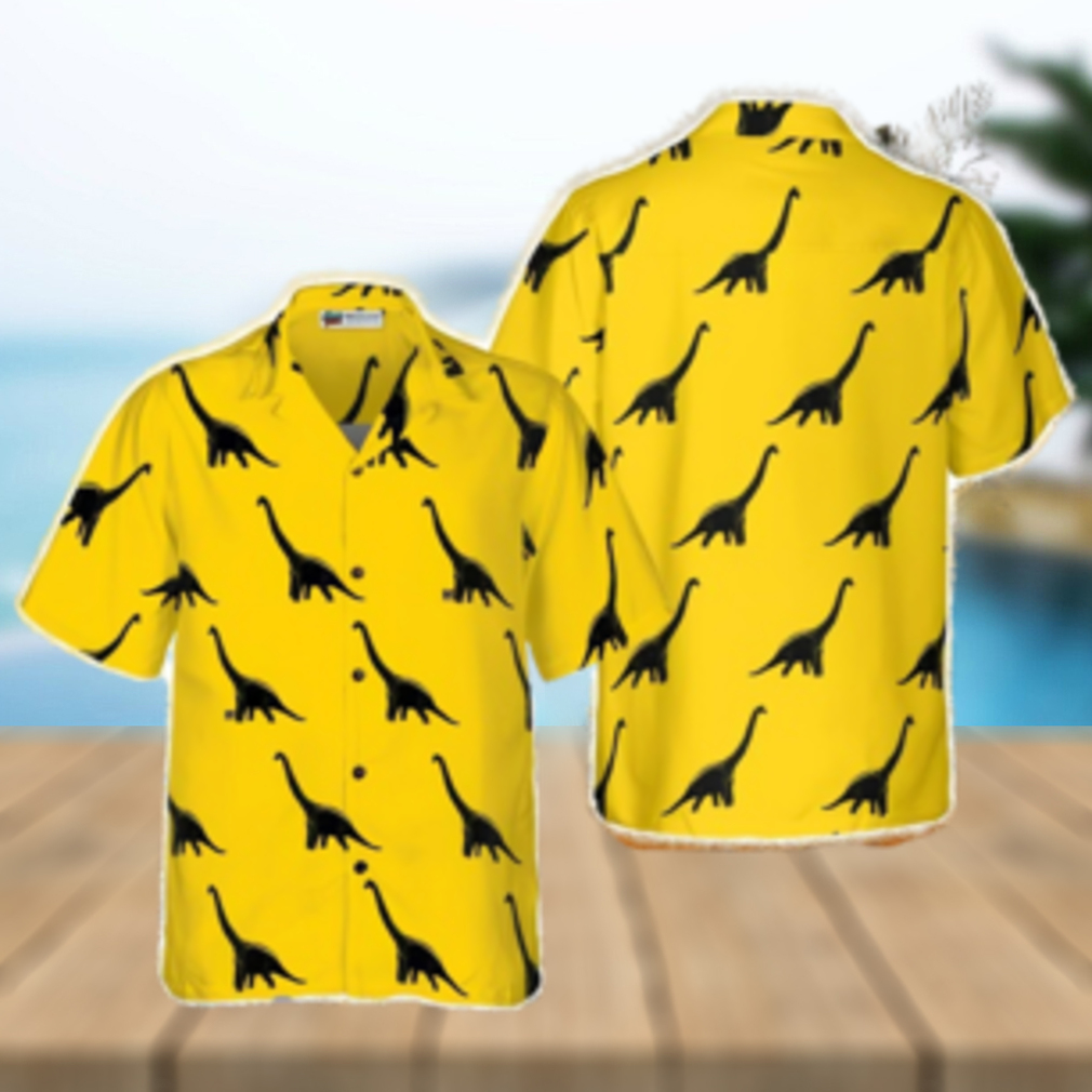 Brachiosaurus Dinosaur Hawaiian Shirt - Limotees