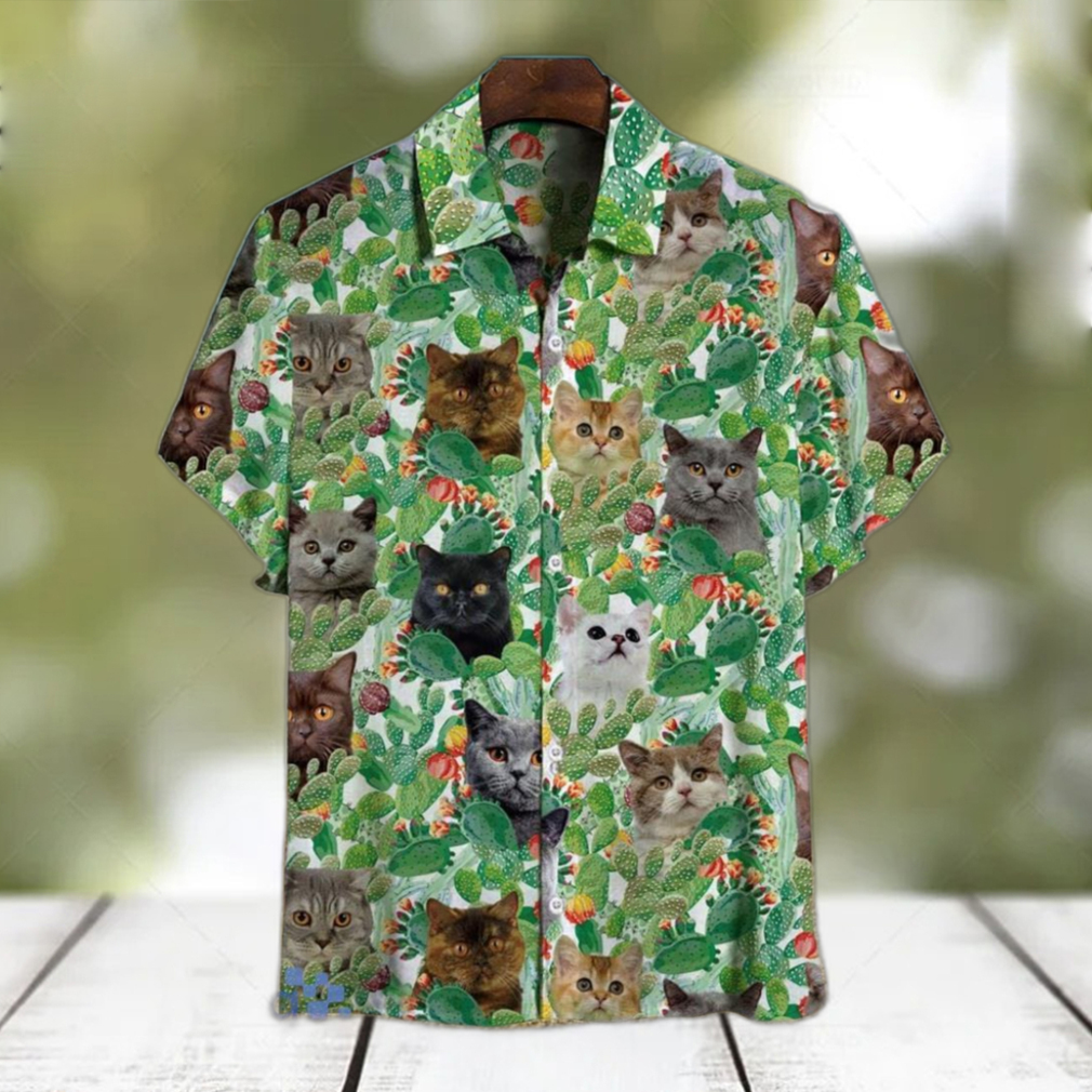 British Shorthair Cat Hawaiian Shirt Cat Memorial Gift - Limotees