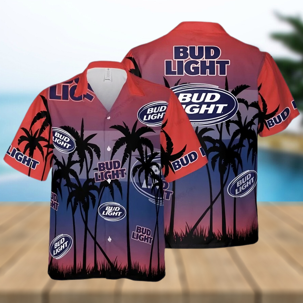 Bud Light Beer Hawaiian Shirt Custom Hawaiian Aloha Shirt - Limotees