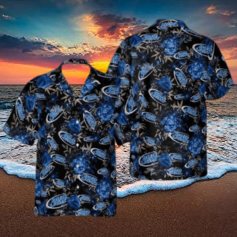 Bud Light Hawaiian Shirt Aloha Shirt Bud Light Beer Blue Flowers In The Dark Beer Lovers Gift - Limotees