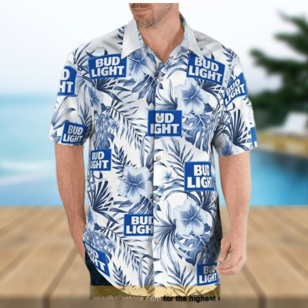 Bud Light Hawaiian Shirt Classic Flora - Limotees