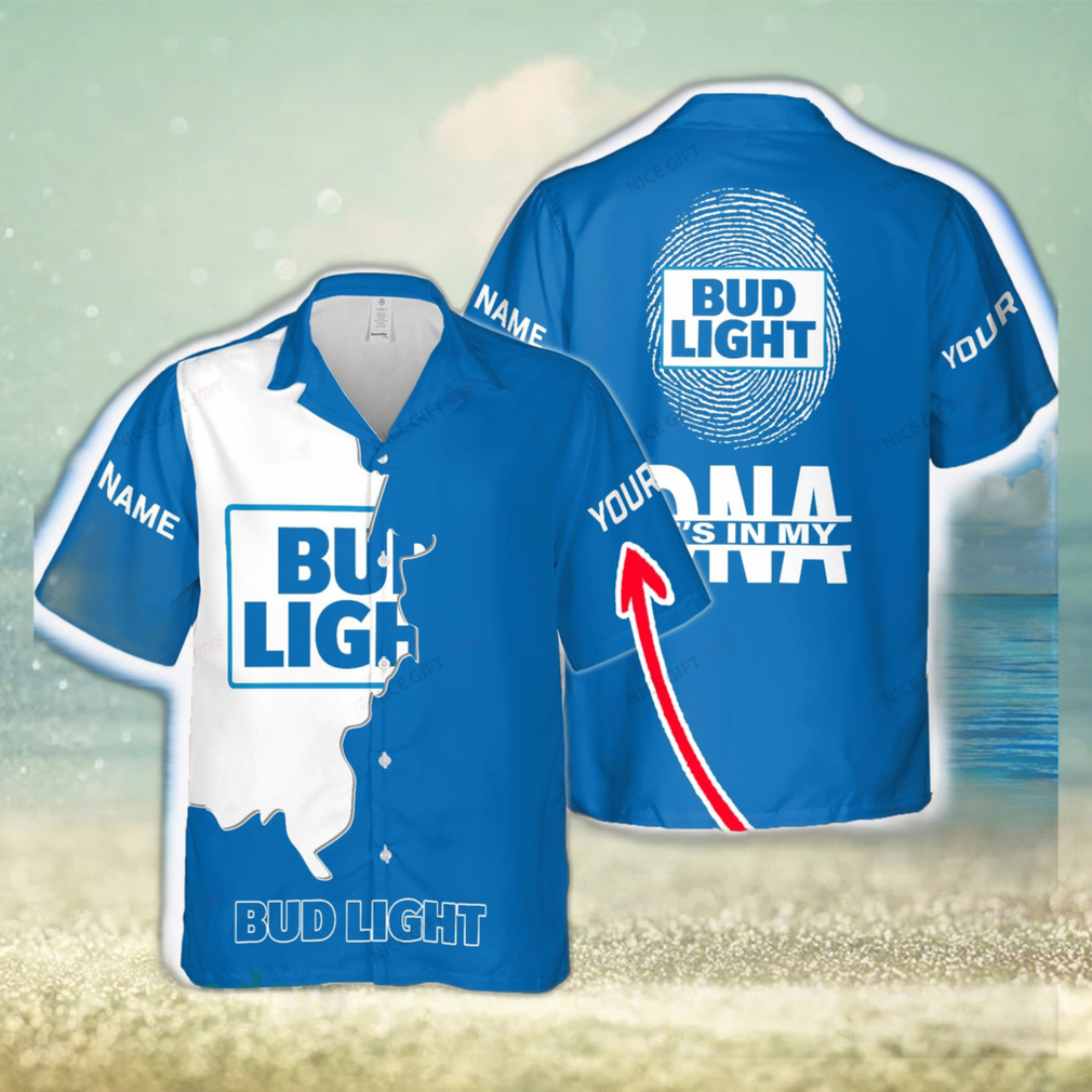 Bud Light Surf Custom Name Design Hawaiian Shirt For Men And Women Gift Beach - Limotees