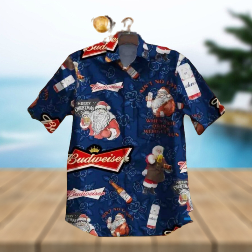 Budweiser Beer & Xmas Cheer Hawaiian Shirt, Funny Xmas Gifts - Limotees