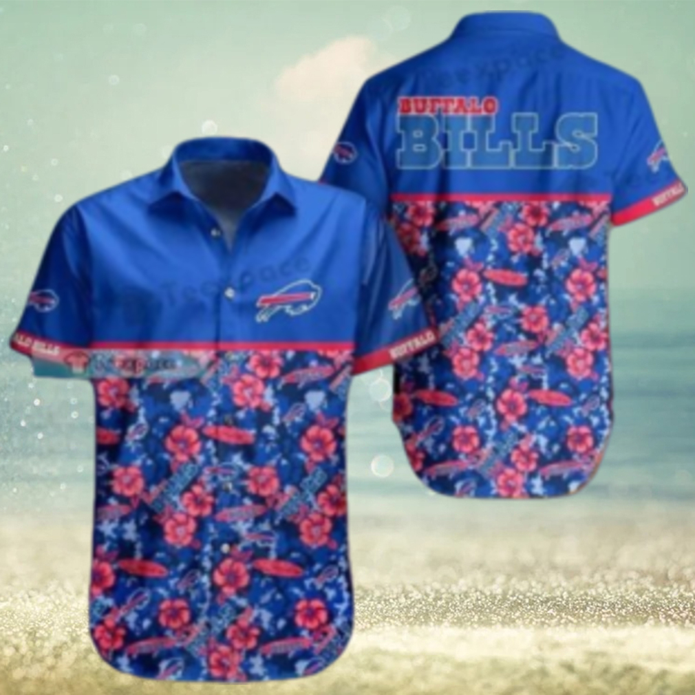 Buffalo Bills Bloody Bloom Hawaiian Shirt - Limotees